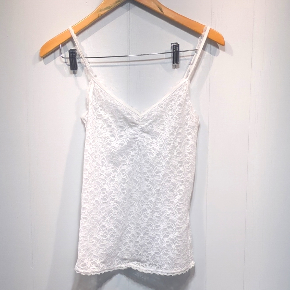 Aerie Lace Cami Tank Adjustable Size Large